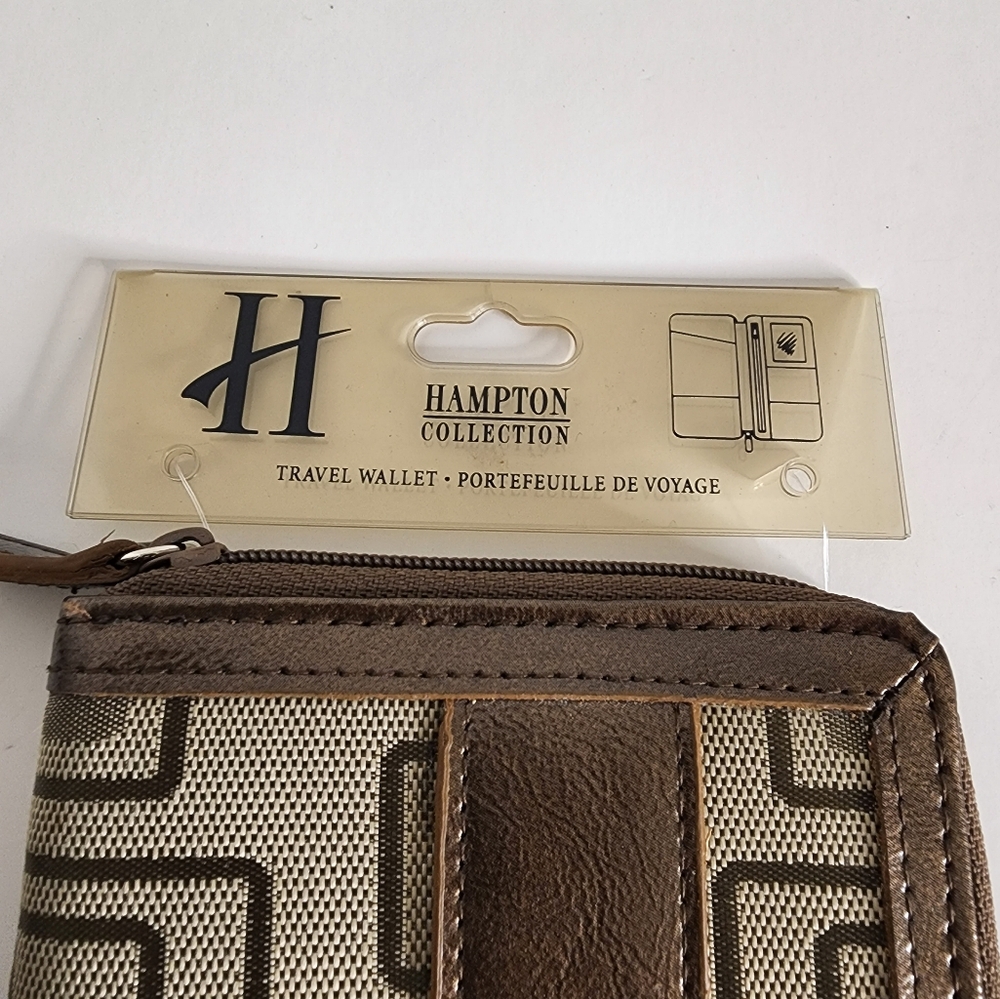 Brown Geometric Wallet - Picture 3 of 5